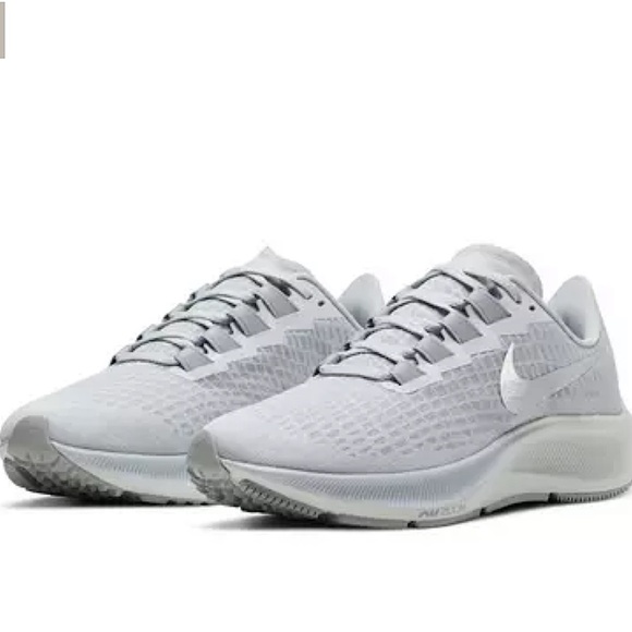NIKE Womens Air Zoom Pegasus 37 "Platinum" Running Shoe - Picture 1 of 16
